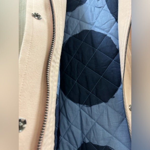 Boden Women’s Cotton Blend Coat Jacket Hooded US Size 2 Light Pink - Picture 6 of 8